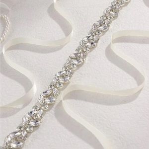 Rhinestone belt for a dress brand new never used but no tag